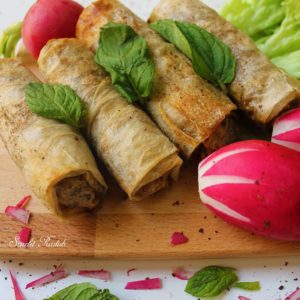 Chicken Msakhan Rolls