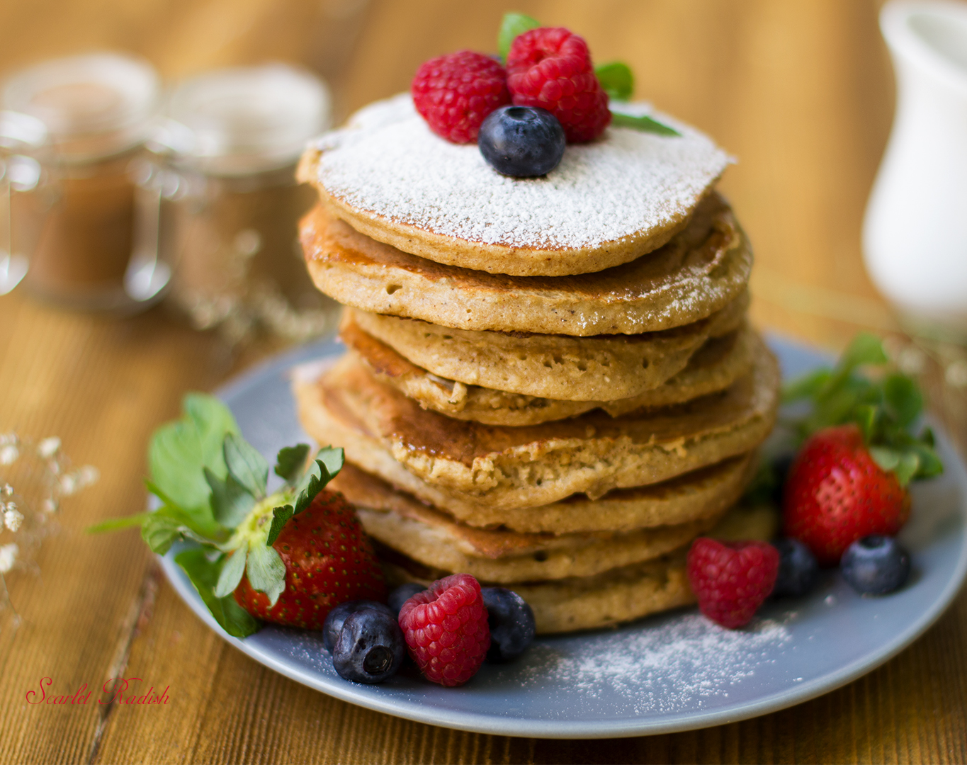 Banana Oat Pancakes